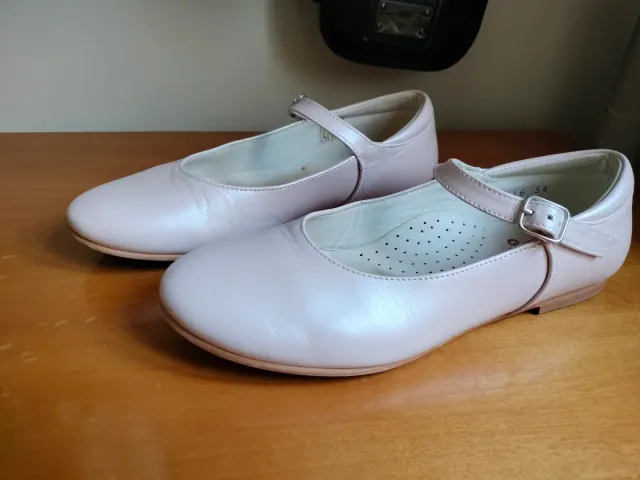 Zapatos ceremonia niña rosa,talla 34