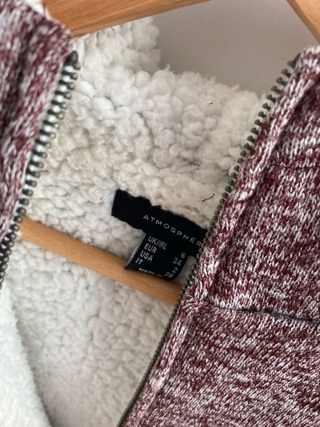 Chaqueta con borrego sin usar nunca