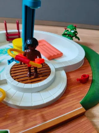 Playmobil Piscina Family Fun con bomba