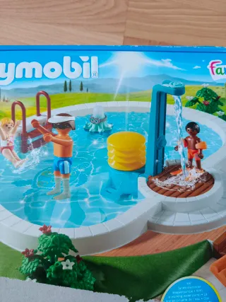 Playmobil Piscina Family Fun con bomba