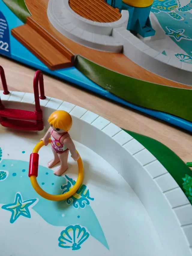 Playmobil Piscina Family Fun con bomba