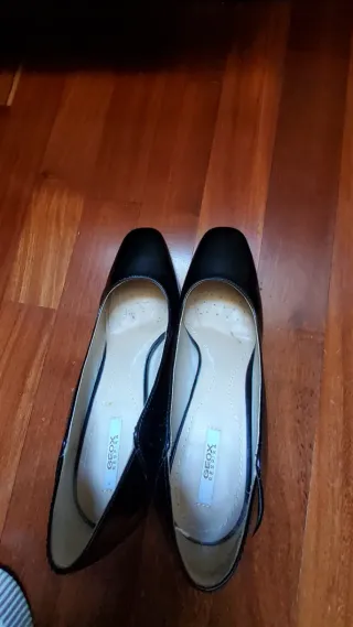 Scarpe con tacco Geox nere