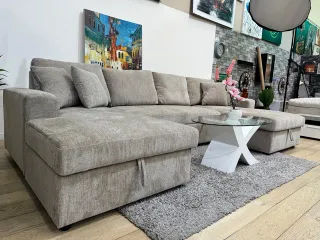 Sofá Cama 330cm con Doble Arcón