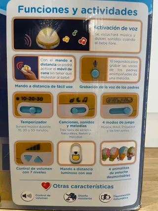 Móvil proyector cuna para bebé