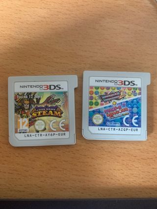 Juegos Nintendo 3DS: Code Name Steam y Puzzle Drag