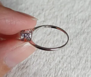 Anillo de Plata y Topacio Místico 