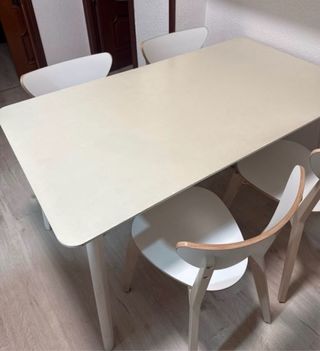 Mesa Comedor Ikea Blanca Madera
