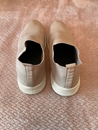 Zapatillas Mujer Beige