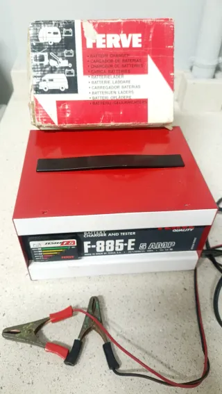 Cargador y Comprobador Batería Ferve F-885-E