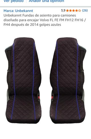 Fundas Asiento Camión Volvo FL FE FM FH12 FH16.