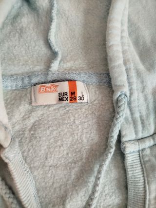Sudadera azul mujer