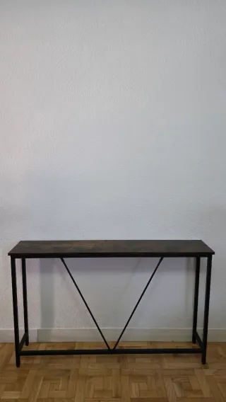 Mesa consola / aparador madera y metal