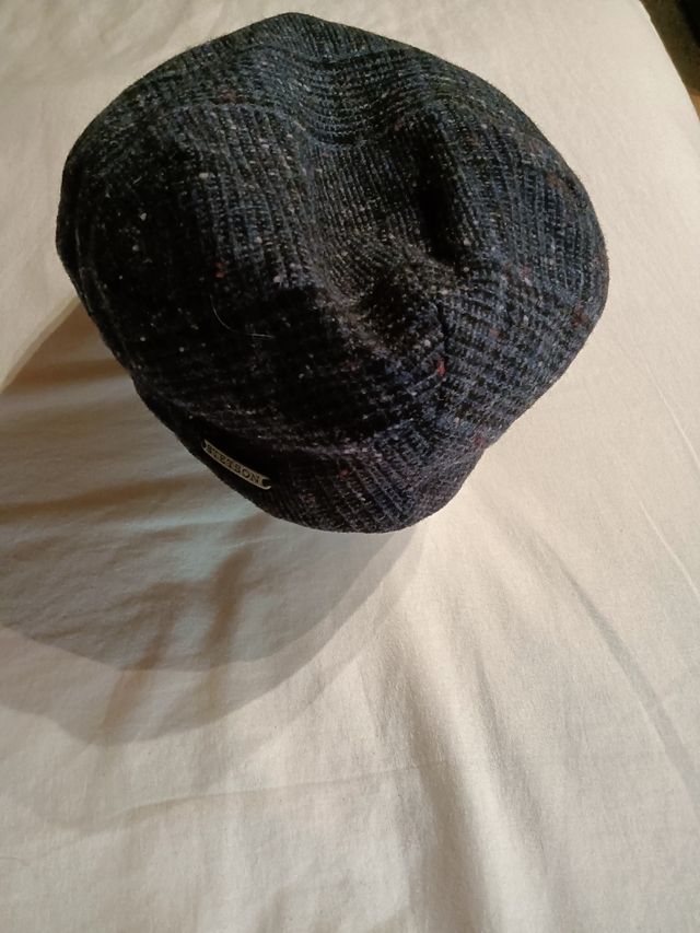 Boina Stetson Lana Azul/Gris talla 55ctm.
