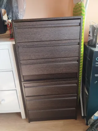 Cajoneras de armario de madera