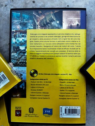 4 CD-ROM Siderurgia Ciclo Integrale Giunti
