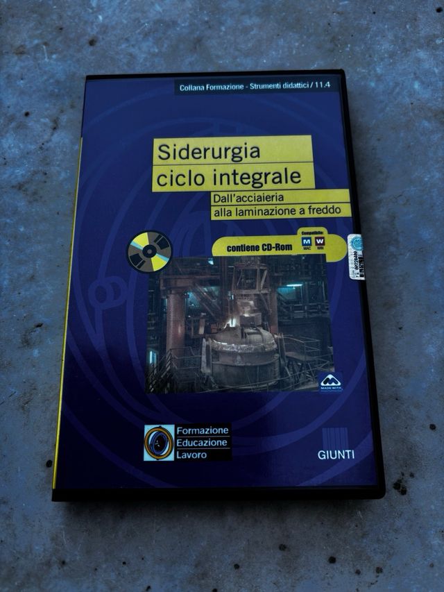 4 CD-ROM Siderurgia Ciclo Integrale Giunti
