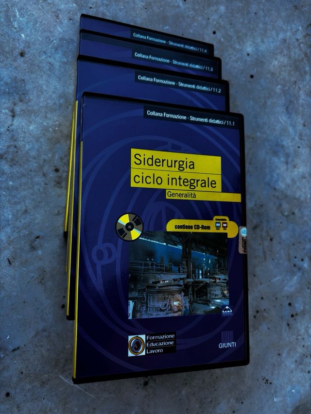 4 CD-ROM Siderurgia Ciclo Integrale Giunti