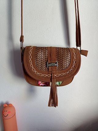 Bolso Lois Marrón y Multicolor