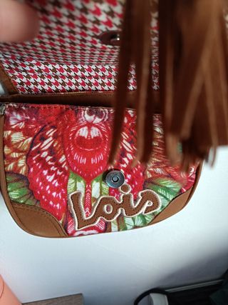 Bolso Lois Marrón y Multicolor