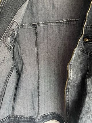 Cazadora vaquera gris talla XL