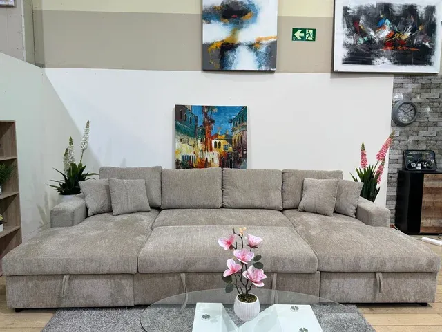 Sofá Mega Cama 330cm con Doble Arcón