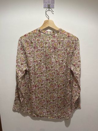 Blusa floral Zara Talla L