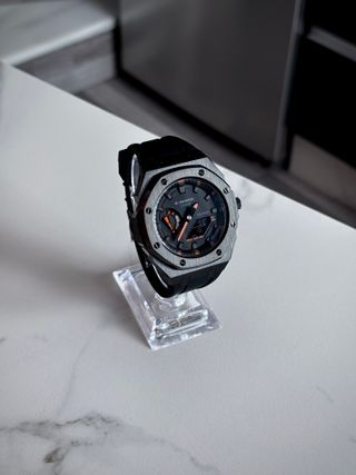 G-Shock GA-2100 Mod Casioak Negro y Rojo