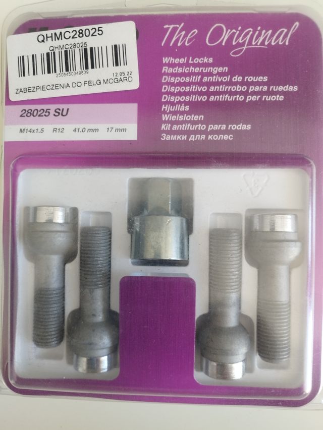 Tornillos Antirrobo McGard 28025 SU