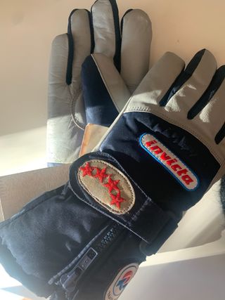 Guanti Invicta Blu e Grigio Nuovi