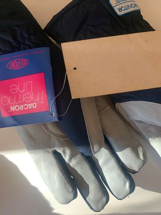 Guanti Invicta Blu e Grigio Nuovi