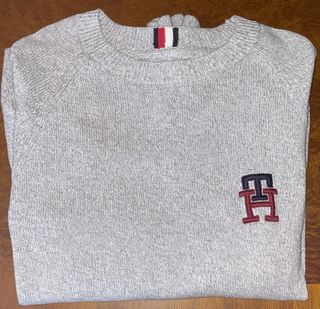 Jersey Tommy Hilfiger Gris Algodón Nuevo