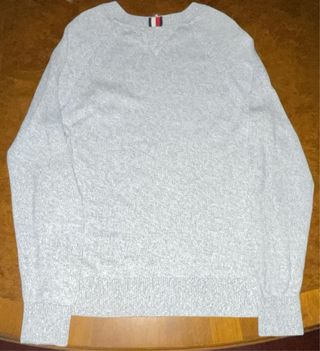 Jersey Tommy Hilfiger Gris Algodón Nuevo