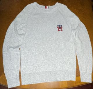 Jersey Tommy Hilfiger Gris Algodón Nuevo