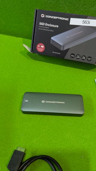 Conceptronic DDE03G - Carcasa para Disco Duro SSD 