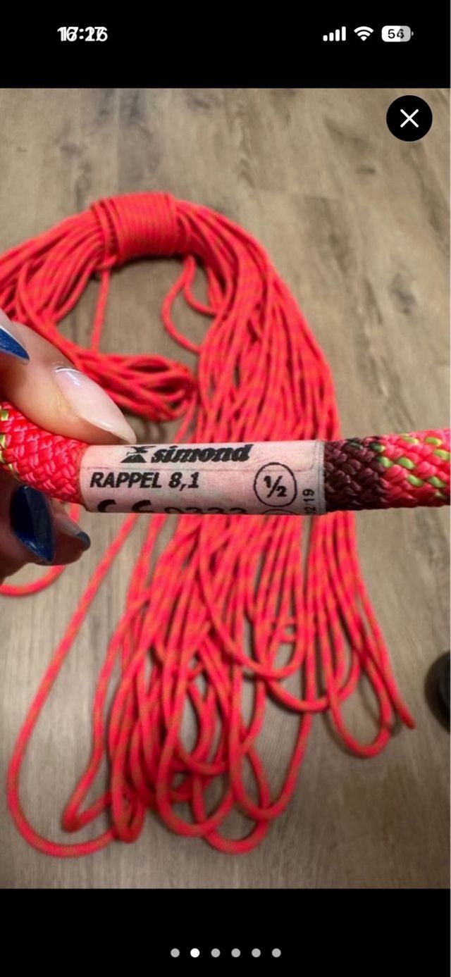 Cuerda de escalada