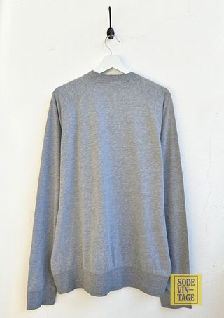 Sudadera Carhartt Gris Básica Vintage