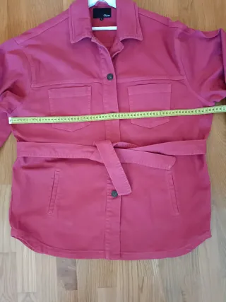 Cazadora Etam burdeos Talla L