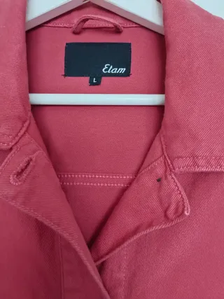 Cazadora Etam burdeos Talla L