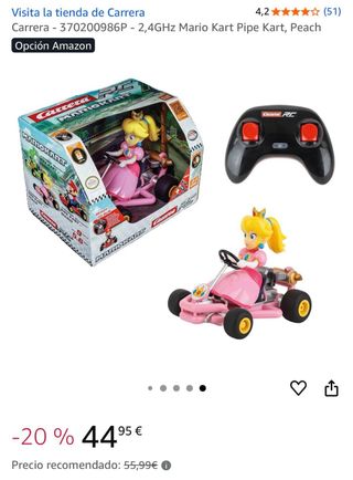 Carrera RC Mario Kart Peach Control Remoto