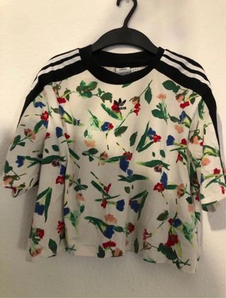 Camiseta Adidas floral vintage