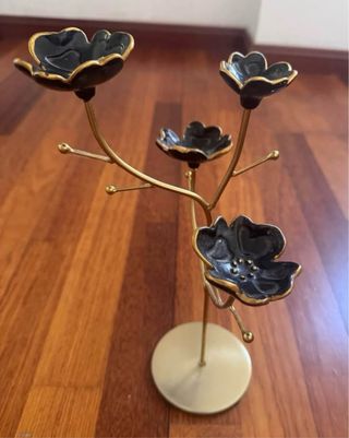 Joyero Organizador joyas metal y cerámica