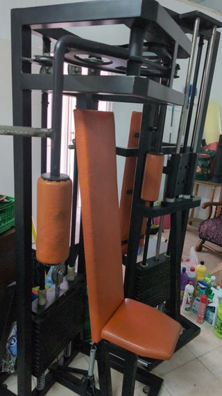 Lote de máquinas de gimnasio