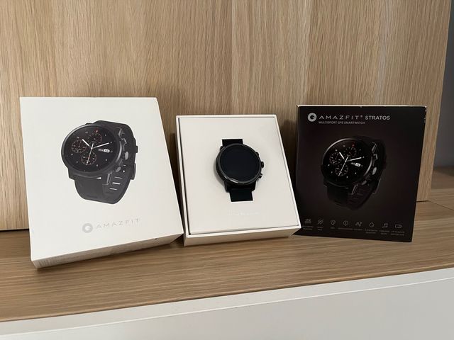 Reloj Amazfit Stratos GPS Smartwatch Negro