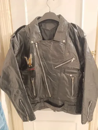 Chaqueta de cuero vintage