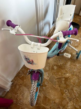 Bicicleta Frozen 16 con ruedines