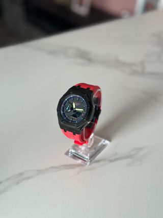G-Shock GA-2100 Mod RGB y Rojo