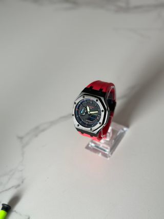 G-Shock GA-2100 Mod RGB y Rojo