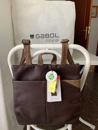 Bolso Mochila Gabol Marrón