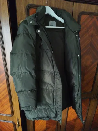 Abrigo Plumas Verde Militar XL Vero Moda
