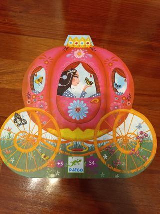 Puzzle Carruaje Princesa Djeco 54 Piezas